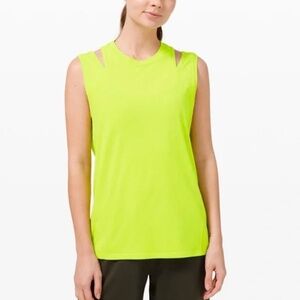 Lululemon LA Split Shoulder Muscle Tank Size 8